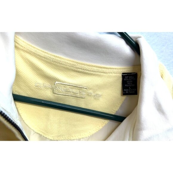 Carnoustie Men's Pullover Golf Sleeveless Vest 1/4 Zip Lined Yellow Cotton Large - Picture 3 of 7